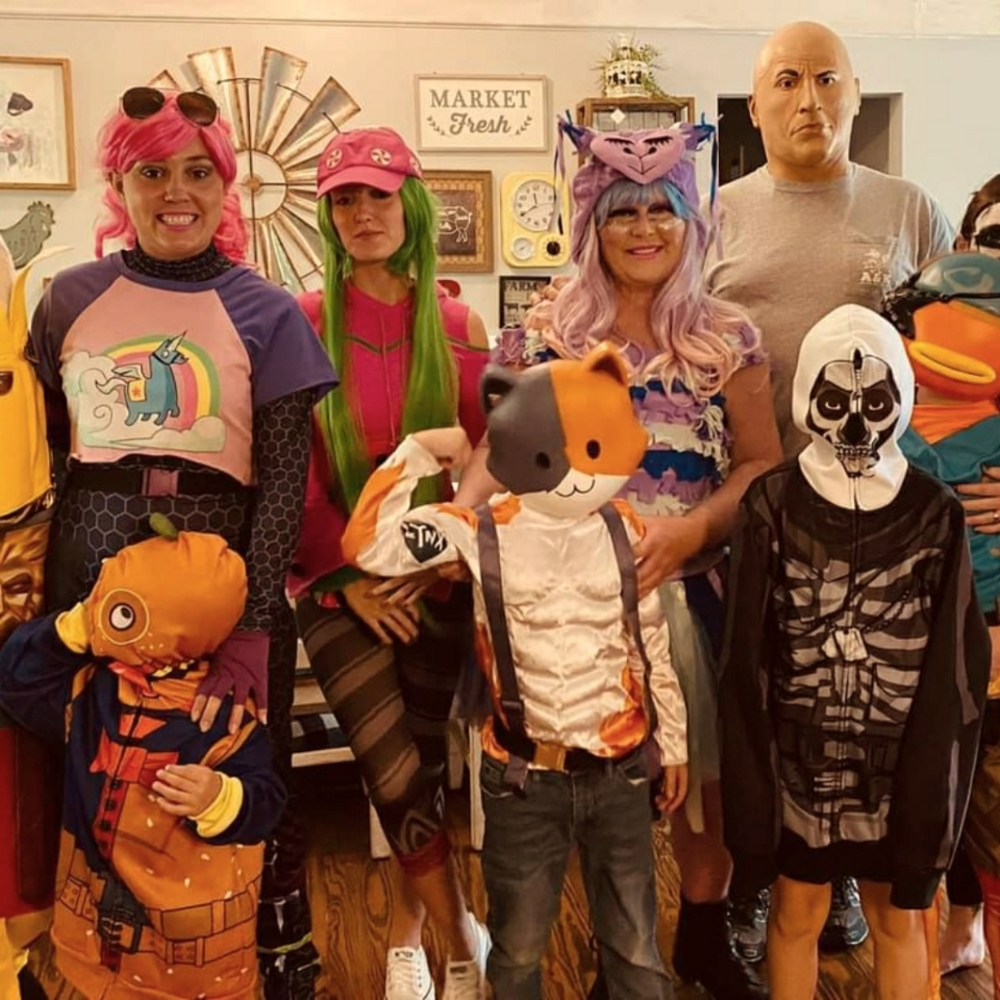 Fortnite the Foundation Dwayne Rock Johnson Halloween Costume